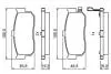 Гальмівні колодки (набір) BOSCH 0986495387 (фото 4)