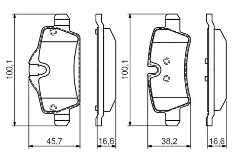 Гальмівні колодки дискові - заміна на 0986495400 BOSCH 0986495427 (фото 1)