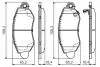 Колодки гальмівні (передні) Ford Transit 00-06 (RWD) Q+ BOSCH 0986495443 (фото 1)