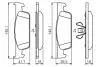 Колодки гальмівні (передні) Dacia Logan/Renault Clio 12- (Teves) Q+ BOSCH 0986495462 (фото 1)