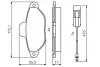 Колодки гальмівні (передні) Fiat Panda 03-/Punto 93-12 BOSCH 0986495475 (фото 1)