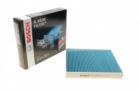 Фильтр салона Skoda Fabia/Roomster/VW Polo 99-10 (угольный/антиаллергенный)) BOSCH 0 986 628 539