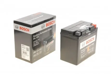 АКБ МОТО AGM 12V 19А * год 220А FA131 - кратн. 2 шт BOSCH 0986FA1310