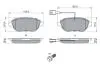 Тормозные колодки, дисковый тормоз.) BOSCH 0986TB2961 (фото 5)
