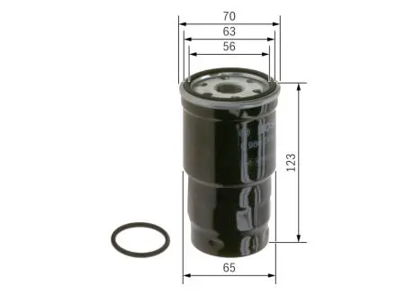 Фильтр топлива BOSCH 0986TF0166