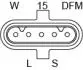 Генератор 28V 110A RVI/VOLVO Kerax/Magnum/FH/FM BOSCH 1986A01033 (фото 4)