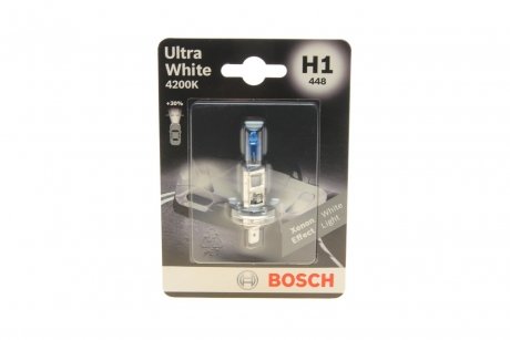 Автолампа H1 12V 55W P14.5s Ultra White BOSCH 1 987 301 088 (фото 1)