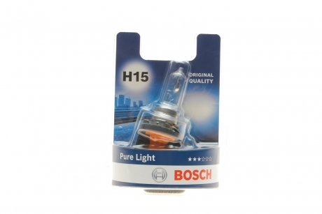 Автолампа H15 12V 55/15W PGJ23T-1 Pure Light BOSCH 1 987 301 099