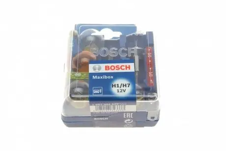 Комплект лампочек H7/H1 12V (H1/H7; C5W; P21/5W; P21W; PY21W; R5W; T4W; W5, предохранитель 10/15/20A) BOSCH 1 987 301 120