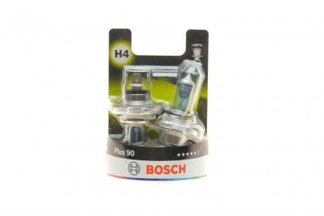 Автолампа H4 12V 60/55W P43t Plus 90% (аналог 1 987 301 074) BOSCH 1 987 301 422