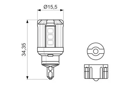 Лампа светодиодная BOSCH 1987301523