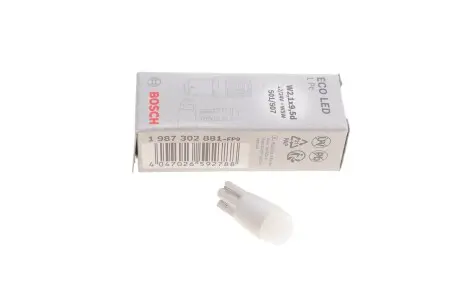 Автолампа W5W 12V 1W W2.1x9.5d Eco LED WS 6000K (без цоколя) BOSCH 1 987 302 881