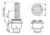 Автолампа D2S 85V 35W P32d-2 Gigalight/blue 4400K BOSCH 1 987 302 914 (фото 5)