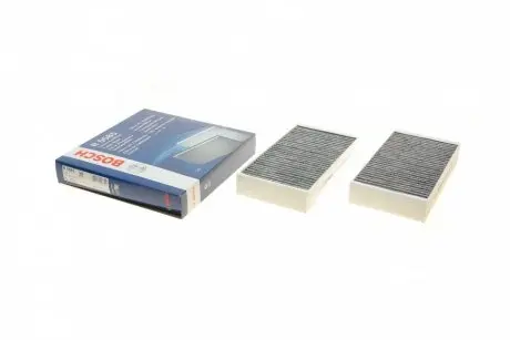 Фільтр салону MB ML-class (W164)/GL-class (X164) 05-12 (вугільний) (к-кт 2шт.) BOSCH 1 987 435 585