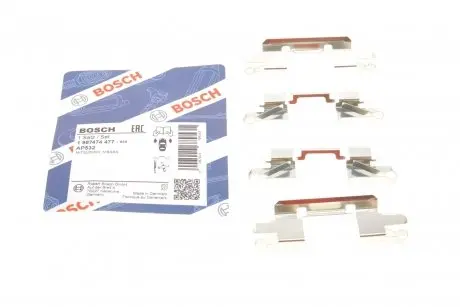 Планка супорта (переднього) прижимна (к-кт) Mitsubishi L200/Pajero Sport II 05- 1 987 474 477 BOSCH 1987474477