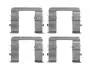 Монтажний набір гальмівних колодок передн HYUNDAI H-1 CARGO, H-1 TRAVEL, KIA CARNIVAL I, CARNIVAL II, CARNIVAL III 2.2D-3.5 08.99- BOSCH 1987474718 (фото 1)