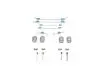 Комплект пружинок колодок ручника Fiat Sedici/Nissan Qashqai 06- BOSCH 1987475425 (фото 1)