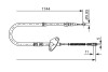 Трос ручника (задний) (L) DB 407-410 (6114201685) BOSCH 1 987 477 122 (фото 1)