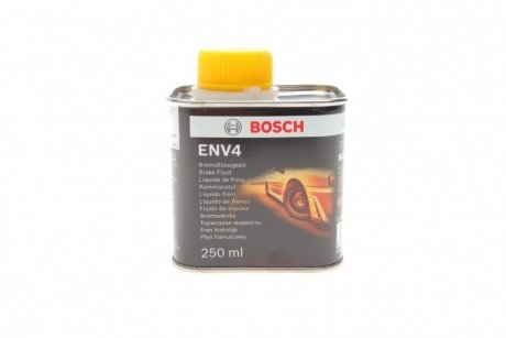 Жидкость тормозная DOT4 (0.25L) ENV4 (металлическая канистра) (снята с снабжения)) BOSCH 1 987 479 200