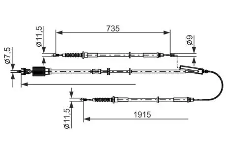 Автозапчасть BOSCH 1987482801