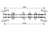 Трос стояночного гальма BOSCH 1987482896 (фото 1)