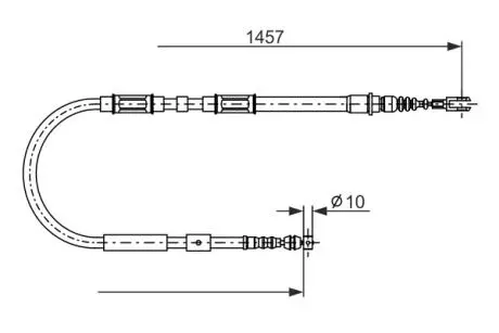 LINKA HAM. RиCZ. TOYOTA T. COROLLA 92-02 PR BOSCH 1987482900
