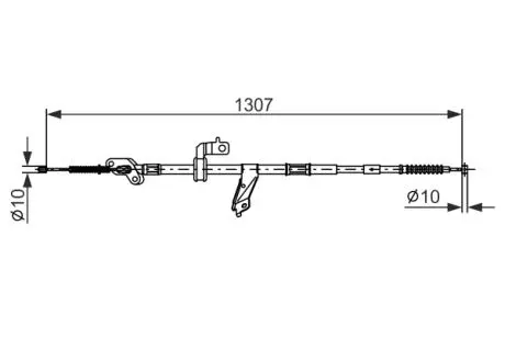 LINKA HAM. RиCZ. TOYOTA T. RAV 4 1,8-2,0 00-05 LE BOSCH 1987482901