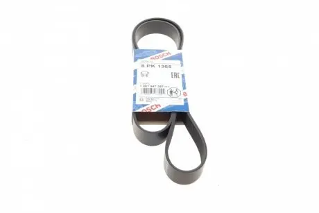 Ремень генератора MB Atego/Axor/Econic/Cito 98- (8PK1365) (OM900/OM904) BOSCH 1 987 947 397
