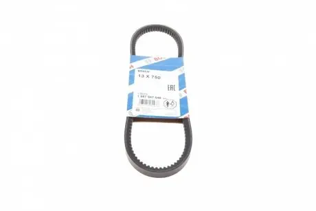 Ремень генератора Fiat Tipo/Mitsubishi Pajero 2.0i/2.6 83- (13x750) BOSCH 1 987 947 648