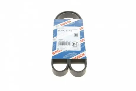 Ремень генератора Renault Master 2.5dCi (-AC) (6PK1145) BOSCH 1 987 947 943
