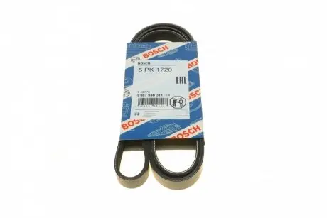 Ремень генератора MB A-class (W168) 01-04/Vaneo 1.7CDI 02-05 (5PK1720) BOSCH 1 987 948 311