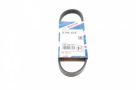 Ремень генератора Ford Mondeo I/II 1.8TD 93-00 (5PK575) BOSCH 1 987 948 354