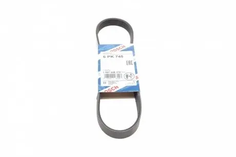 Ремень генератора VW Caddy IV/Golf VII 1.0-1.2TSI/1.4TSI 15- (-AC) (6PK745) BOSCH 1 987 948 378
