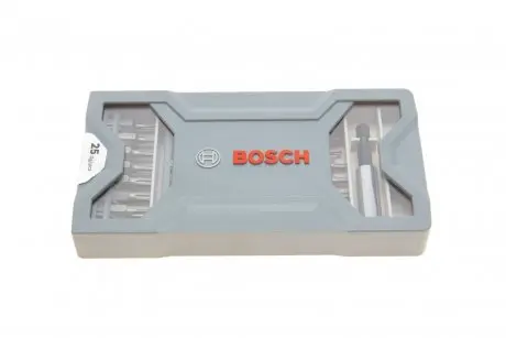 Набор бит Mini X-Line Extra Hard (25шт) + универсальный магнитный держатель BOSCH 2 607 017 037 (фото 1)