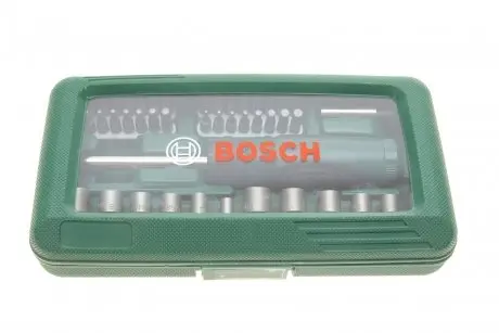 Набор бит Promo-Line (43шт) + универсальный магнитный держатель BOSCH 2 607 019 504 (фото 1)