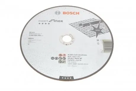 Отрезной диск прямой BOSCH 2 608 600 096