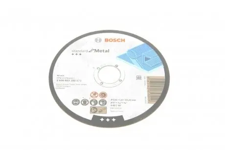 Круг отрезной Standard for Metal (125x1.6mm) BOSCH 2 608 603 165