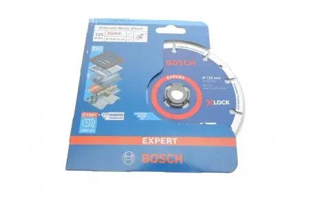 Круг отрезной Expert Diamond Metal X-Lock (125mm) d=22.23mm BOSCH 2 608 900 533