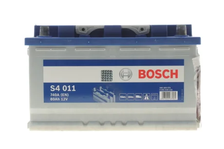 Аккумулятор 12В/80Ач/740А/18,69кг BOSCH DSC0092S40110