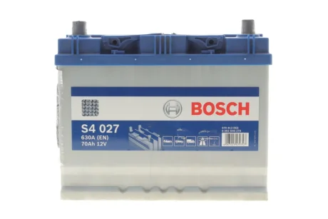 Аккумуляторная батарея 70Ah/630A (260x173x225/+L/B01) / Дата производства 2023 год. BOSCH DSC0092S40270