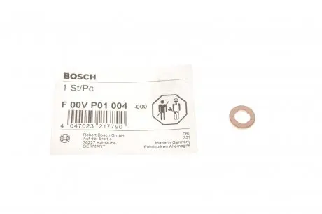 Шайба під форсунку VW Caddy/Crafter/T5 2.0TDI BOSCH F 00V P01 004