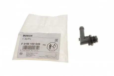 Штуцер топливного насоса Opel Corsa/Meriva 01-10 (Common Rail) BOSCH F 01M 100 648
