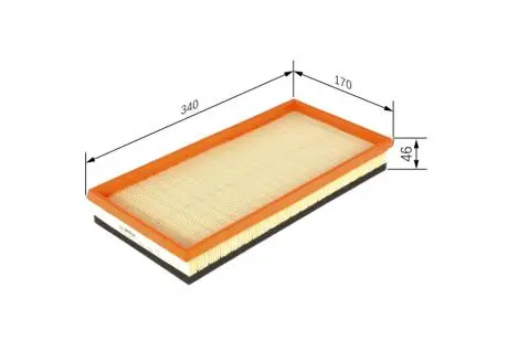 Фільтр повітря BOSCH F026400112