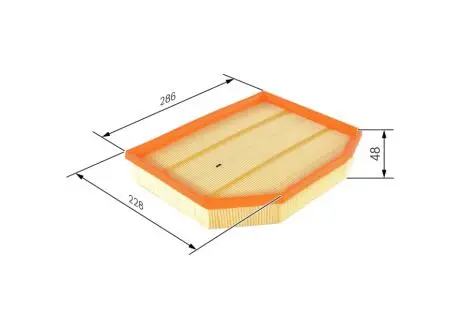 Фільтр повітря BOSCH F026400463
