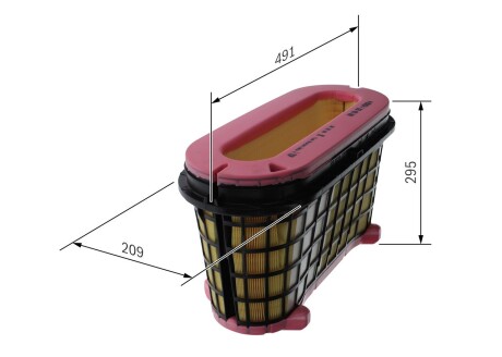 Повітряний фільтр BOSCH F026400689