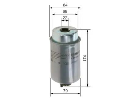 Топливный фильтр BOSCH F026402271