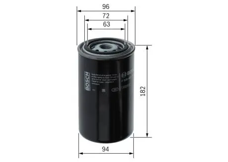 Фильтр топлива BOSCH F026402790