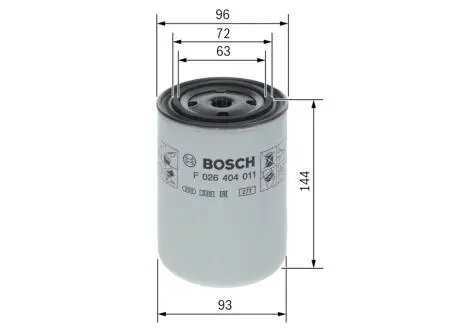 Фільтр системи охолодження BOSCH F026404011