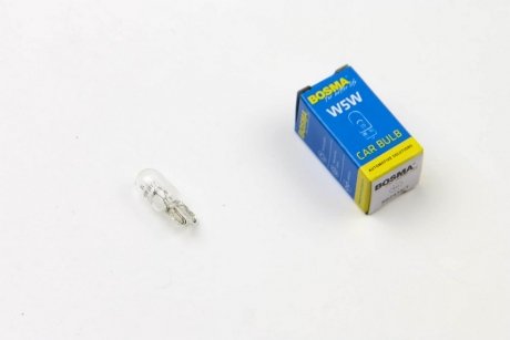 Автолампа T10 24V 5W W5W в коробке 1шт Bosma 0843S