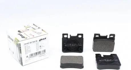 Тормозные колодки (задние) MB C-class (W202/S202)/E-class (W124/S124/W210) 93-03 (Ate) BRECK 21197 00 704 20